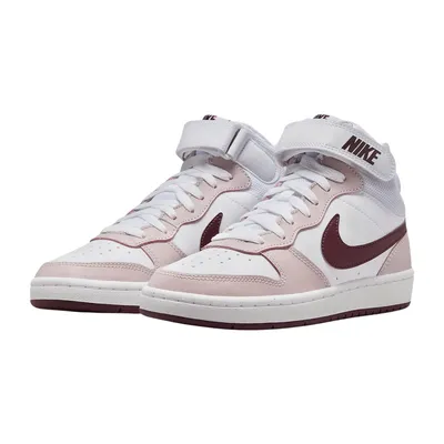 Obrázek produktu pro Nike Court Borough Mid 2 (Gs) - bílá/bordó crush-platina viole, Größe:4Y