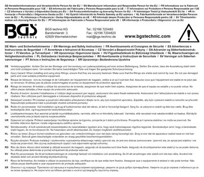 Produktbild von BGS 89920 Scannerschiene für Tegoböden