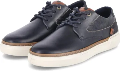 Produktbild von Bullboxer Herren Halbschuhe Dunkelblau Leder handcraftedGröße:44