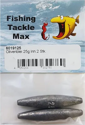 Produktbild von FTM Olivenblei - Angelgewichte , Gewicht / Inhalt:25g / 2 Stück