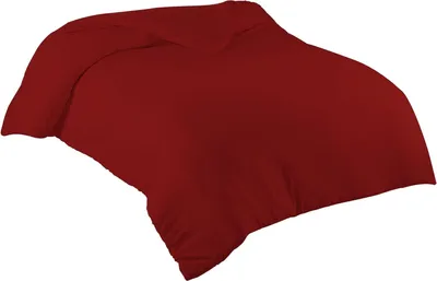 Produktbild von Bettwäsche Bettbezug 2er Set 200x220 cm Einfarbig 100% Baumwolle Kirschrot