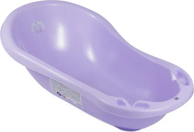 Produktbild von Babybadewanne klein 86 cm mit Abfluss – Lila