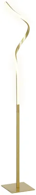 Produktbild von HOMCOM Stehlampe Dimmbar LED Stehleuchte mit Fußschalter für Wohnzimmer, Gold