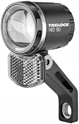 Zdjęcie produktu dla Lampka przednia Trelock VEO STEADY 50LX 600 dynamo