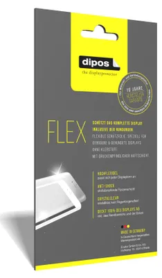Produktbild von 3x Schutzfolie für Meizu 15 Folie, 100% Displayabdeckung, dipos Flex