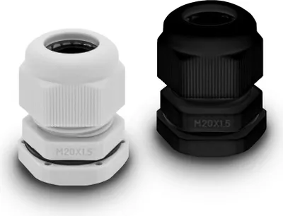 Produktbild von ARLI Kabelverschraubung IP67 M20 x 1,5 mm - 10x grau + 10x schwarz ( 20 Set )