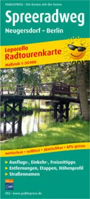 Produktbild von Radwanderkarte Spreeradweg 1 : 50 000