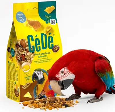 Immagine prodotto di CEDE Allround Nuts & Fruit 200 g - Mangime a base di uova con noci e frutta per pappagalli e altri uccelli