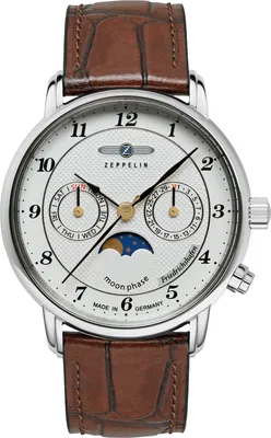 Produktbild von Zeppelin Friedrichshafen 85371 Damenarmbanduhr Mondphase