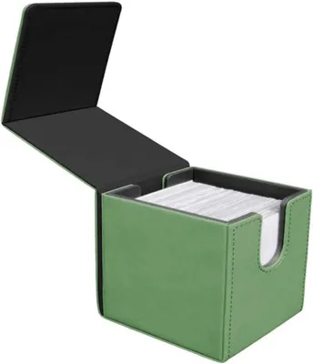 Produktbild von Ultra Pro Deckbox Kartenaufbewahrung Alcove Edge Vivid Cool Matcha TCG
