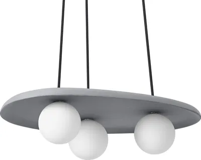 Produktbild von OSRAM 4099854459160 Decor Nest-Pendelleuchte aus Beton 3xG9 grau