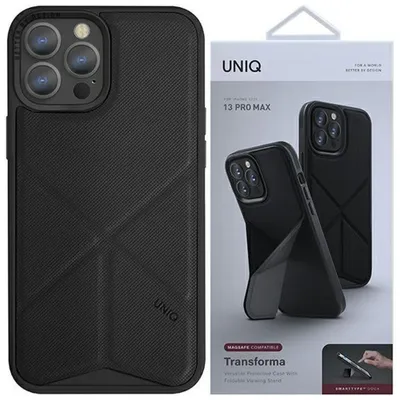 Obrázek produktu pro Uniq Mobiili tagakaas  iPhone 15 Pro MagClick jalaga, must