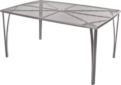 Produktbild von GLÜCKLICHES GRÜN Tisch Garten Stahl 150 x 90 cm