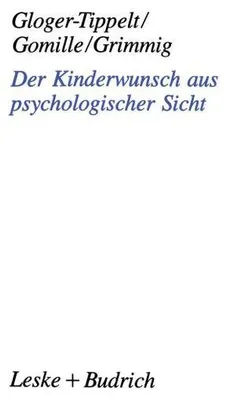 Obrázek produktu pro Der Kinderwunsch aus psychologischer Sicht