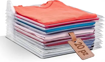Productafbeelding van Tempo di saldi Ruimtebesparend inklapsysteem voor kasten - Set van 20 - Laden - T-shirts