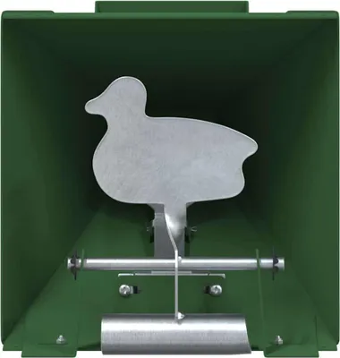 Immagine prodotto di vidaXL Cacciapalle verde 14 x 14 x 19 cm in acciaio