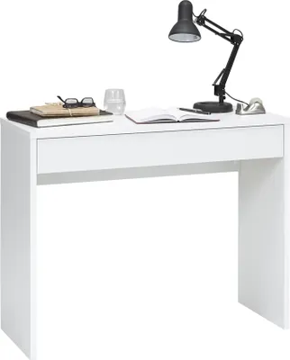 Image de Schreibtisch >CHECKER 1< in weiß - 100x80x40cm (BxHxT)