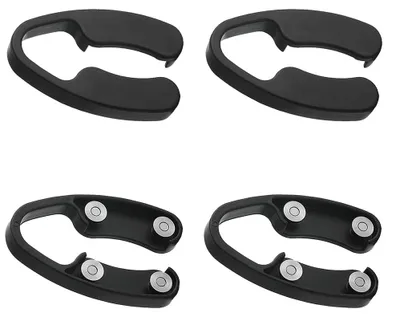 Weinfolienschneider 4er-Set, ABS-Edelstahl, schwarz, 4,5x7 cm