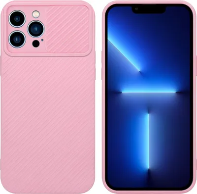 Image de Cadorabo Housse pour Apple iPhone 13 PRO MAX Housse de protection rose Housse pour portable TPU Etui Case Cover Protection pour appareil photo