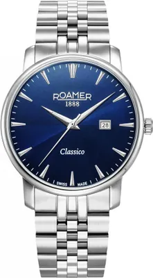 Immagine prodotto di Orologio da uomo ROAMER 971856 41 45 50 blu scuro, modello classico per coppie