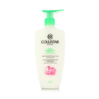 Produktbild von Collistar Deep Moisturizing Fluid, Frauen, Jeder Hauttyp, Feuchtigkeitsspendend, Glättend, Weichmachend, 400 ml, Pumpenflasche, 72 h