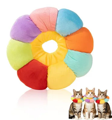 Elisabethanischer Halsband für Katzen, 12-29 cm, mehrfarbig, 1 Stück