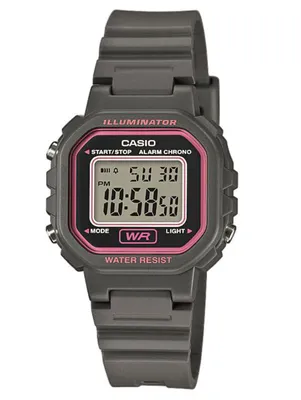 Produktbild von Casio Damen-Digital-Uhr Chronograph grau