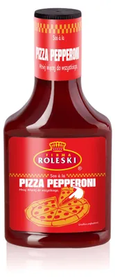 Image de Sauce pour pizza Roleski, saveur pepperoni, 340 g