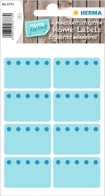Produktbild von Herma Deep-freeze labels 26x40mm blue ice crystals 48 pcs.