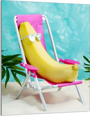 Image de Plaque de recouvrement pour cuisinière 40x52 Vitrocéramiquefeld Couverture anti-éclaboussures Plaque de verre Déco Planche à découper, Banane Plage