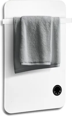 Produktbild von Faziango Wandmontage Handtuchtrockner Infrarotheizung 400W  - Temperaturregelung - Fernbedienung WiFi Smart App fähig, inkl. für Schlafzimmer, Badezimmer usw.