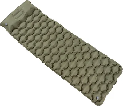 Obrázok produktu pre Podložka na spanie Fox Outdoor, nafukovacia, s hlavovou časťou, olivová