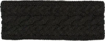 Produktbild von styleBREAKER Damen Strick Stirnband einfarbig mit Zopfmuster, Thermo Fleece Futter, Winter Headband Uni 04026058