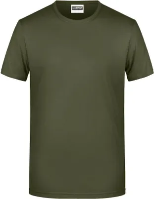 Produktbild von Men's Basic-T Herren T-Shirt in klassischer Form olive, Gr. M
