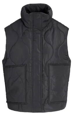 Produktbild von Jack & Jones 12278852_2161_L, Weste, Uni, Erwachsener, Polyester, Schwarz