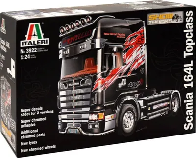 Productafbeelding van Modelbouwpakket 1:24 Scania 164L Topclass – gedetailleerd vrachtwagenmodel