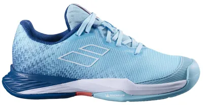 Produktbild von Babolat Jet Mach 3 All Court Junior Tennis Tennisschuhe Sportschuhe Kinderschuhe blau/weiß 32S23648-4105, Schuhgröße:33.5 EU