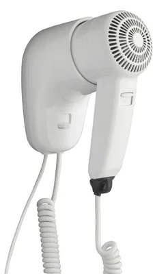 Immagine prodotto di Phon 1200 W con supporto a parete bianco | Scirocco