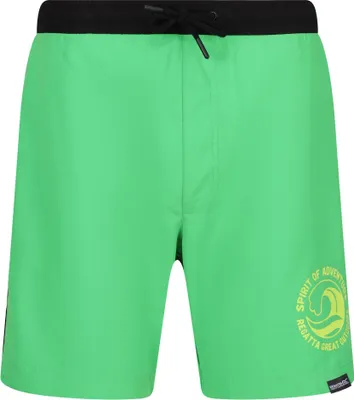 Produktbild von Regatta - "Bentham" Badeshorts für Herren RG10753 (M) (Grassgrün/Schwarz)