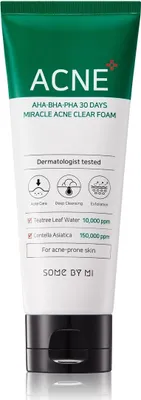 Zdjęcie produktu dla Some By Mi AHA.BHA.PHA 30 Days Miracle Acne Clear Foam 100 ml