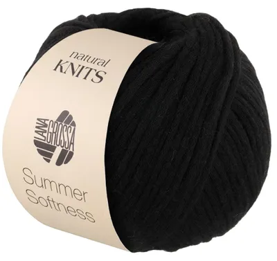 Produktbild von Lana Grossa - Summer Softness 0020 schwarz