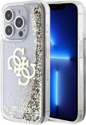 Image de Guess iPhone 15 Pro Coque arrière - Or