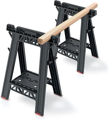 Immagine prodotto di Prosperplast Piedistallo da costruzione in plastica TECH STAND, con ripiano, 175 kg, 2 pezzi - KISTENBERG KTSS8060