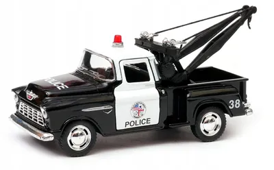 Image de Kinsmart Chevy Stepside Police Pick-up 1:32 Miniature