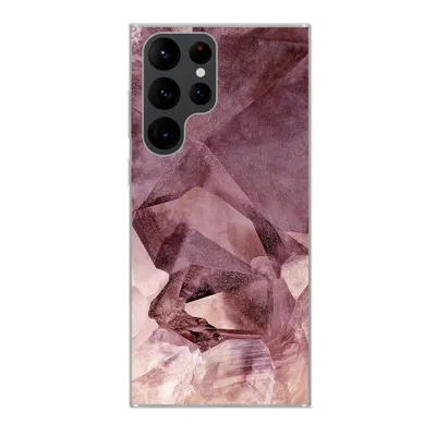 Produktbild von MuchoWow® Handyhülle Schutzhülle Hülle für Samsung Galaxy S22 Ultra Kristalle - Natursteine - Edelsteine und Mineralien Silikon Softcase Handy Hülle - Abbildung