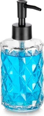Produktbild von Vilde | Seifenspender aus Glas - Transparent - 330 ml - Pump spender - Spülmittelspender