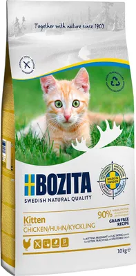Produktbild von BOZITA Kitten Grain Free Chicken – Trockenfutter für Kätzchen – 10 kg