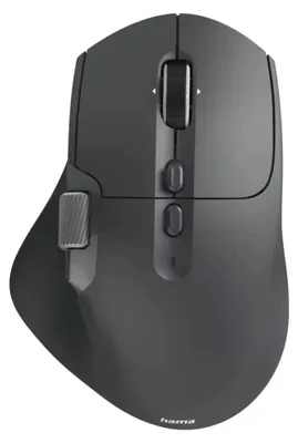 Produktbild von Hama WM-900, rechts, Optisch, RF Wireless + Bluetooth, 3200 DPI, Schwarz