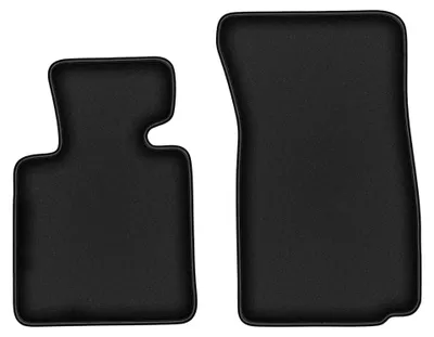 Image de Tapis avant en moquette pour BMW Z4 E86 2002-2008 (coupé) – 2 pièces, noirs, sur mesure – Wielganizator DURBAN