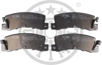 Produktbild von OPTIMAL Bremsbeläge Satz Hinten Bremsklötze für TOYOTA COROLLA Liftback (E11) BP-09439